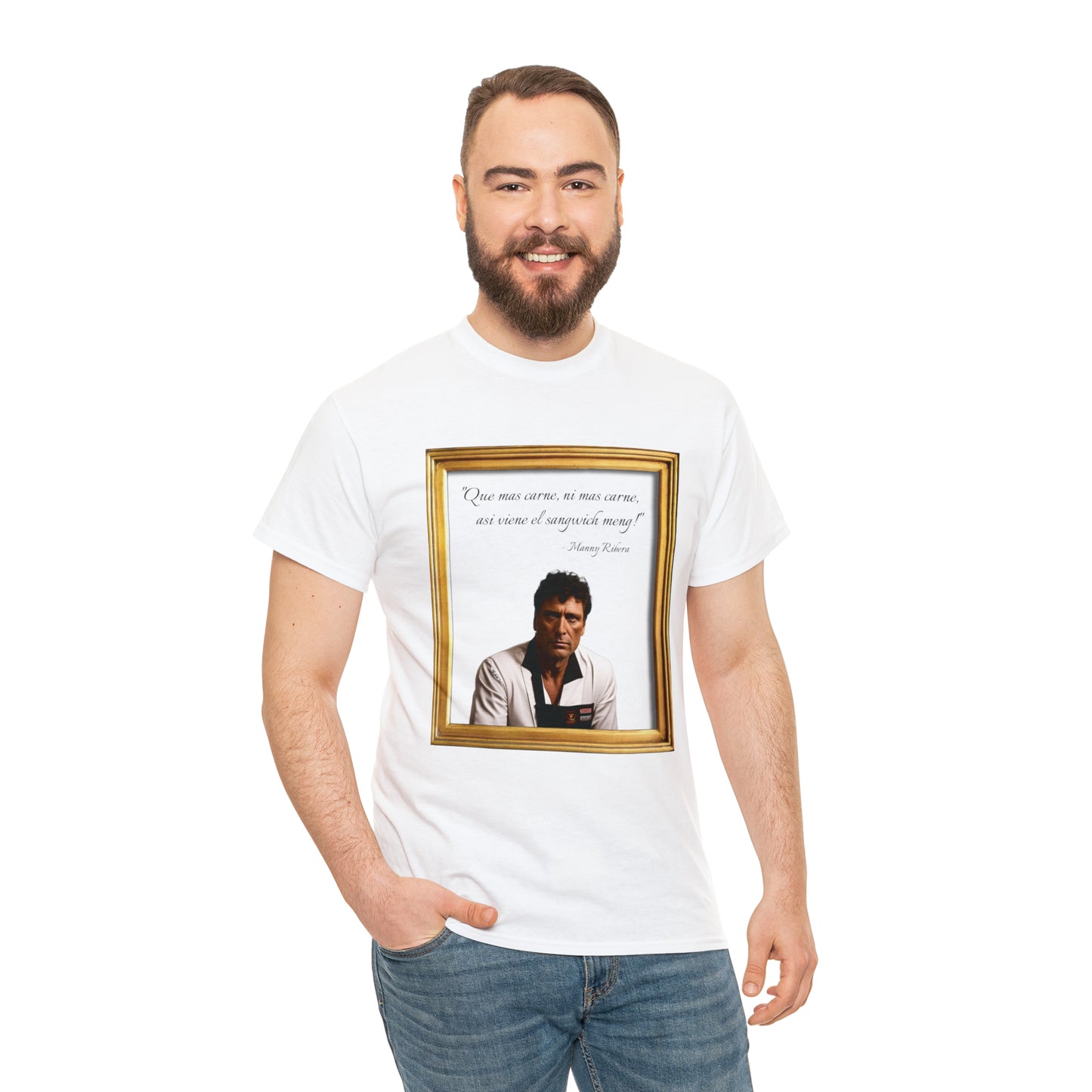 Manny Ribera Sandwich Unisex Heavy Cotton Tee