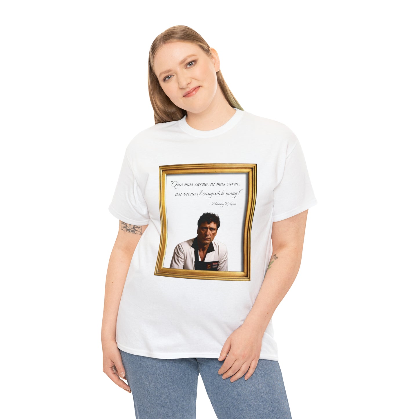 Manny Ribera Sandwich Unisex Heavy Cotton Tee