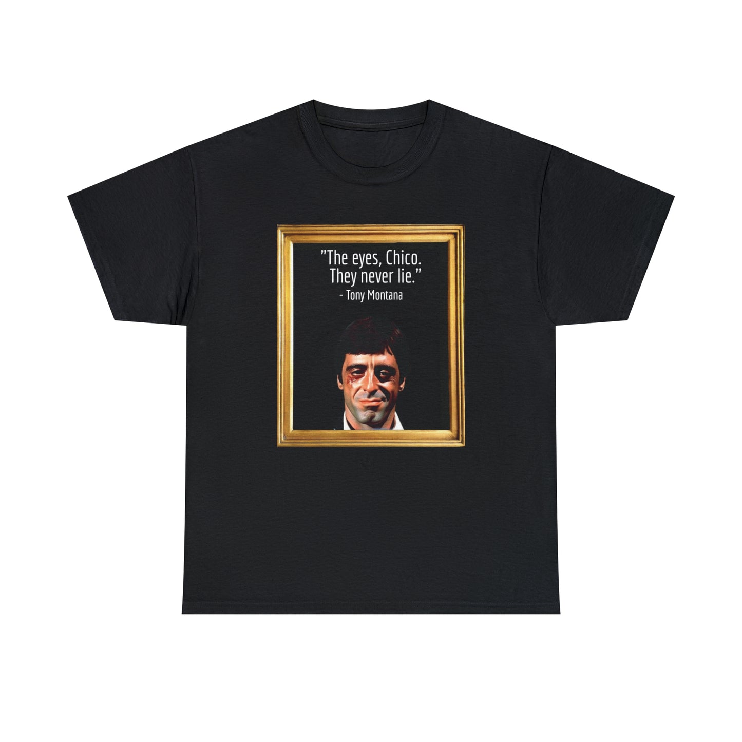 Tony Montana Eyes Unisex Heavy Cotton Tee